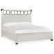 Harper Springs Silo White King Panel Bed
