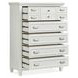 Harborwick White Dove 5 Drawer Chest