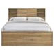 Vega Natural Oak Melamine Bookcase Bedroom Set