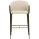 Rowan Dillon Cream Upholstered Bar Stool