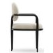 Madera Beige Performance Fabric Upholstered Dining Arm Chair
