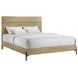 Newhall Vintage Oak Melamine King Panel Bed