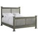 Oak Park Pewter King Panel Bed