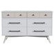 Rowan Ash Linen 6 Drawer Dresser