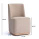 Melissa Tan Performance Fabric Upholstered Dining Chair