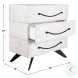 Sufi White And Black 3 Drawer Chest