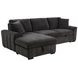 Pastrana Charcoal Gray 2 Piece Modular Sleeper Sectional
