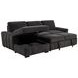 Pastrana Charcoal Gray 2 Piece Modular Sleeper Sectional