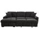 Pastrana Charcoal Gray 2 Piece Modular Sleeper Sectional