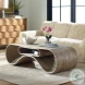Montierra White Washed Rattan Coffee Table