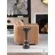 Gambrel Rich Black Accent Table