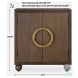 Mayfair Brown And Warm Brass 2 Door Accent Cabinet