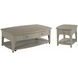 Milan Stone Oval Drawer Occasional Table Set