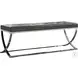 501156 Black Vinyl Bench