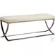 501157 White Vinyl Bench