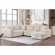 Devonshire Camel Sleeper Sectional with Storage Chaise