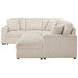 Devonshire Camel Sleeper Sectional with Storage Chaise