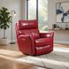 Stardust Palermo Crimson Leather Power Headrest Rocker Recliner