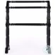 Lillian Black Blanket Rack
