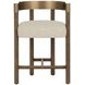 Marcelo Santa Cruz Oatmeal Upholstered Counter Height Stool