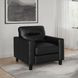 Scotland Black Upholstered Lounge Chair