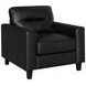 Scotland Black Upholstered Lounge Chair