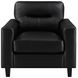 Scotland Black Upholstered Lounge Chair