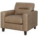 Scotland Brown Upholstered Lounge Chair
