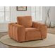Burnett Burnt Orange Upholstered Lounge Chair