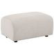 Burnett Ivory Rectangular Ottoman