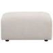 Burnett Ivory Rectangular Ottoman