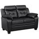 Finley Black Loveseat
