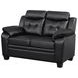 Finley Black Loveseat