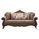 Mehadi Velvet and Walnut Living Room Set with 8 Pillows