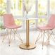 Alto White And Gold Bistro Table