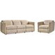 Sierra Beige Leather Power Motion Living Room Set