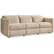 Sierra Beige Leather Power Motion Living Room Set