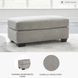 Avenal Park Flannel Ottoman
