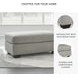 Avenal Park Flannel Ottoman