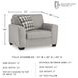 Avenal Park Flannel Chair And A Half