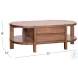 Winston Warm Walnut Cocktail Table
