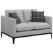 Apperson Light Gray 56" Loveseat