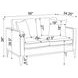 Apperson Light Gray 56" Loveseat
