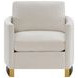 Corliss Beige Velvet Chair