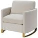 Corliss Beige Velvet Chair