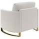 Corliss Beige Velvet Chair