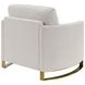 Corliss Beige Velvet Chair