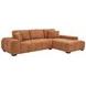 Octavia Orange 2 Piece Modular Sectional