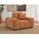 Octavia Orange Upholstered Lounge Chair