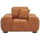 Octavia Orange Upholstered Lounge Chair